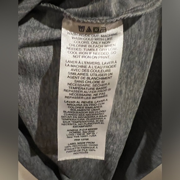 Adidas short‎ sleeve t-shirt youth kids XL 18/20 athleisure athletic casual grey - Picture 7 of 8